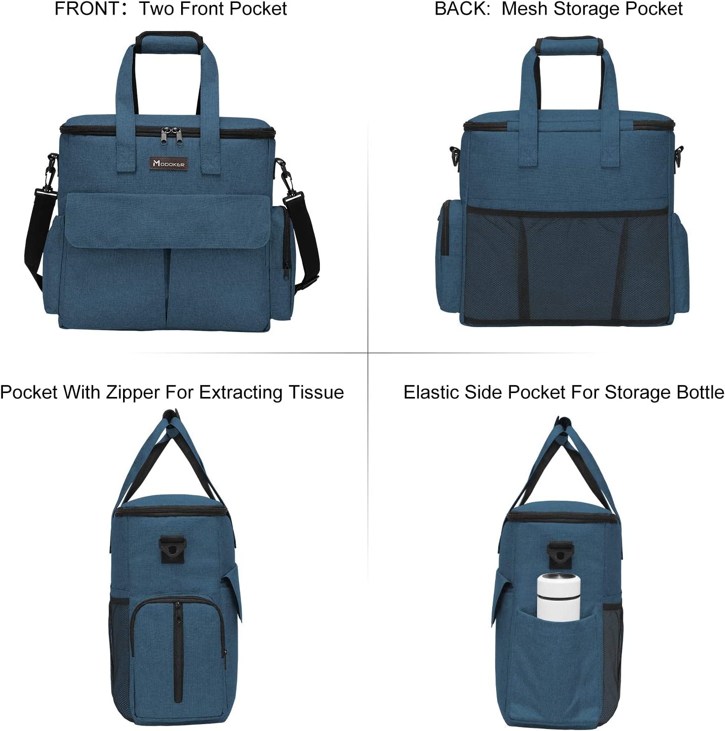 Complete pet travel kit with airline approved bag and feeding accessories