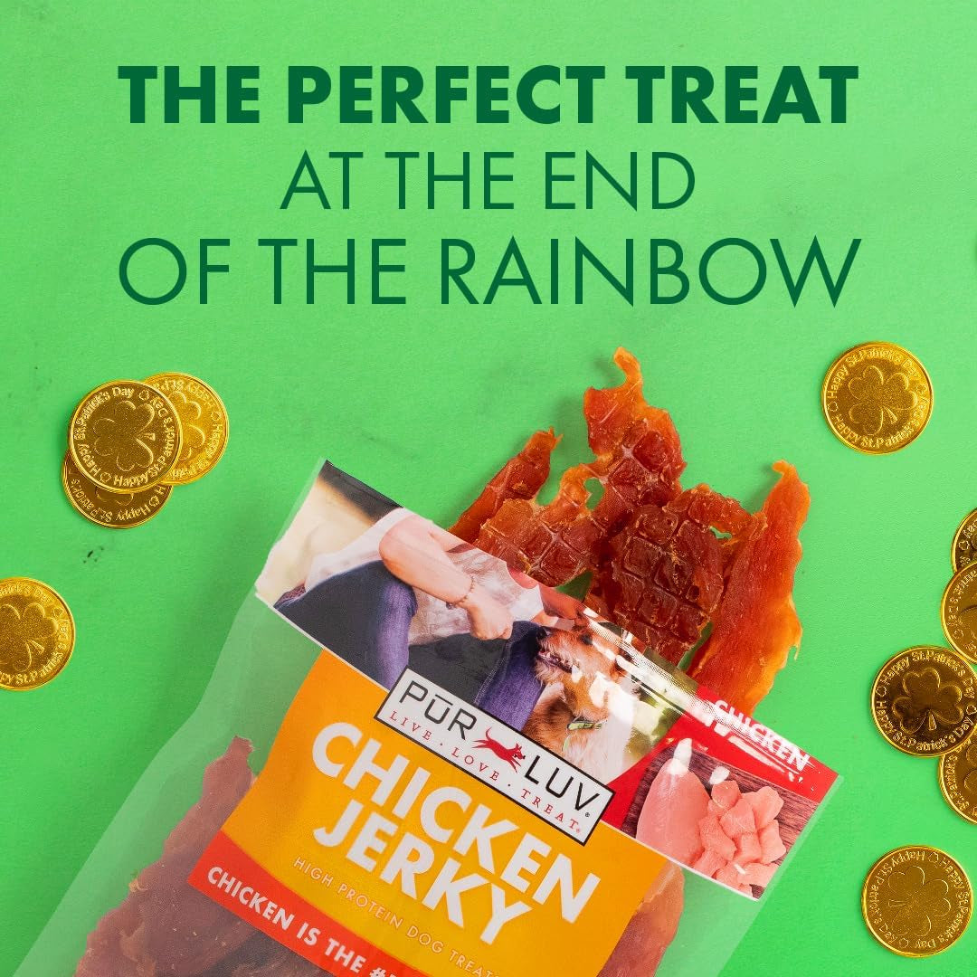 Chicken Jerky Dog Treats, Made with 100% Real Chicken Breast, 16 Ounces, Healthy, Easily Digestible, Long-Lasting, High Protein, Satisfies Dog'S Urge to Chew