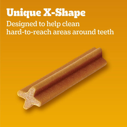 Dentastix Large Dog Treats, Original, Beef & Fresh, 2.73 Lb. Variety Pack (51 Treats Total)