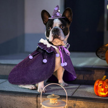 ✨ Mystic Whiskers Wizard Cape - for Cats and Small Dogs