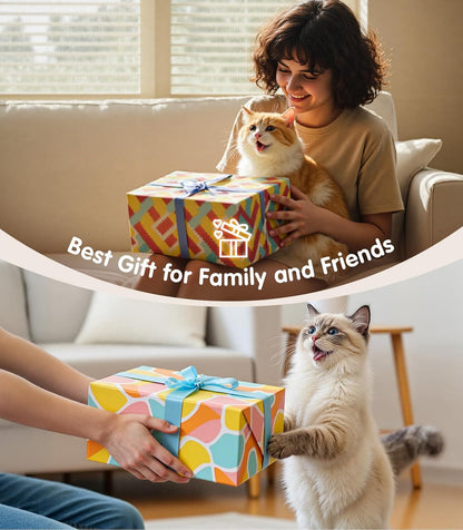 The CrinkleFin Kick Toy - Cat Toys With [5000Mg A+Natural Catnip &Silvervine] [Baby Grade] Soft Chew Kicker Cat Toys for Indoor Cats & Kittens
