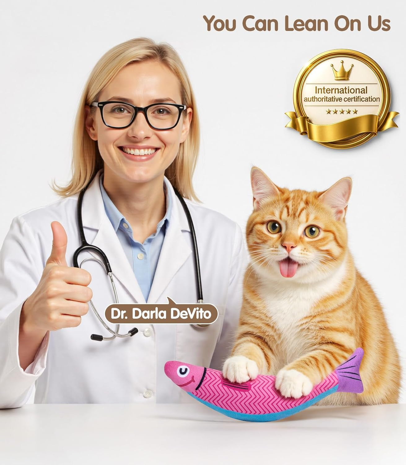 The CrinkleFin Kick Toy - Cat Toys With [5000Mg A+Natural Catnip &Silvervine] [Baby Grade] Soft Chew Kicker Cat Toys for Indoor Cats & Kittens